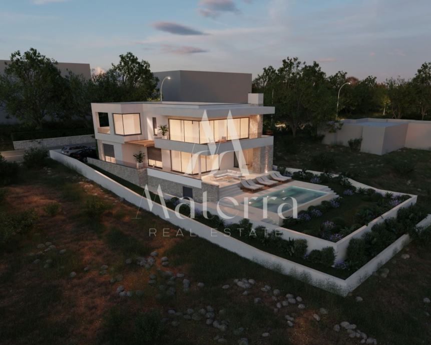 luksuzna vila s pogledom na more – primošten (prodaja) - slika 3