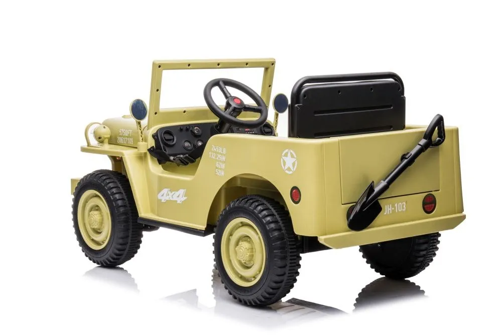 auto na akumulator jh-103 4x4 - khaki - slika 5