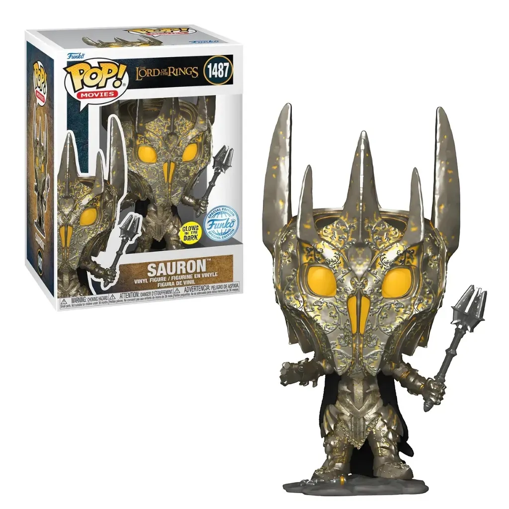 funko pop! movies: the lord of the rings – sauron (gitd) #1487 - slika 4