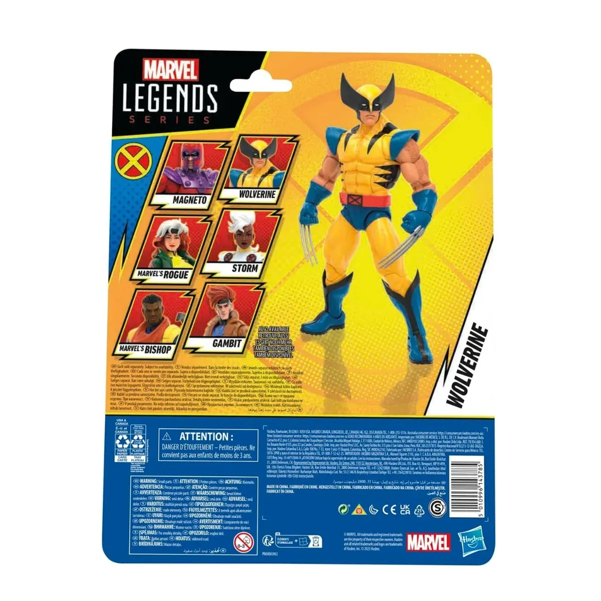 marvel legends series: x-men ’97 – wolverine figura, 15cm - slika 9