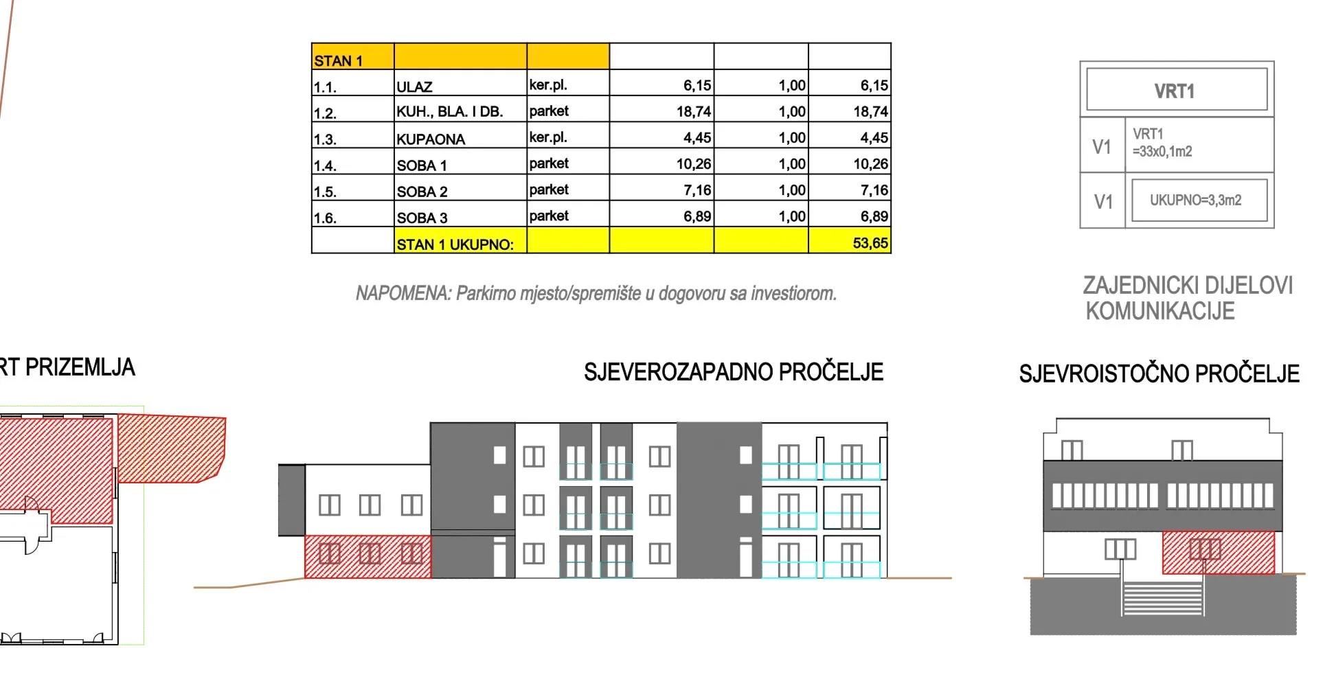 prodaja - četverosobni stan: resnik 55,65 m2, novogradnja - slika 8
