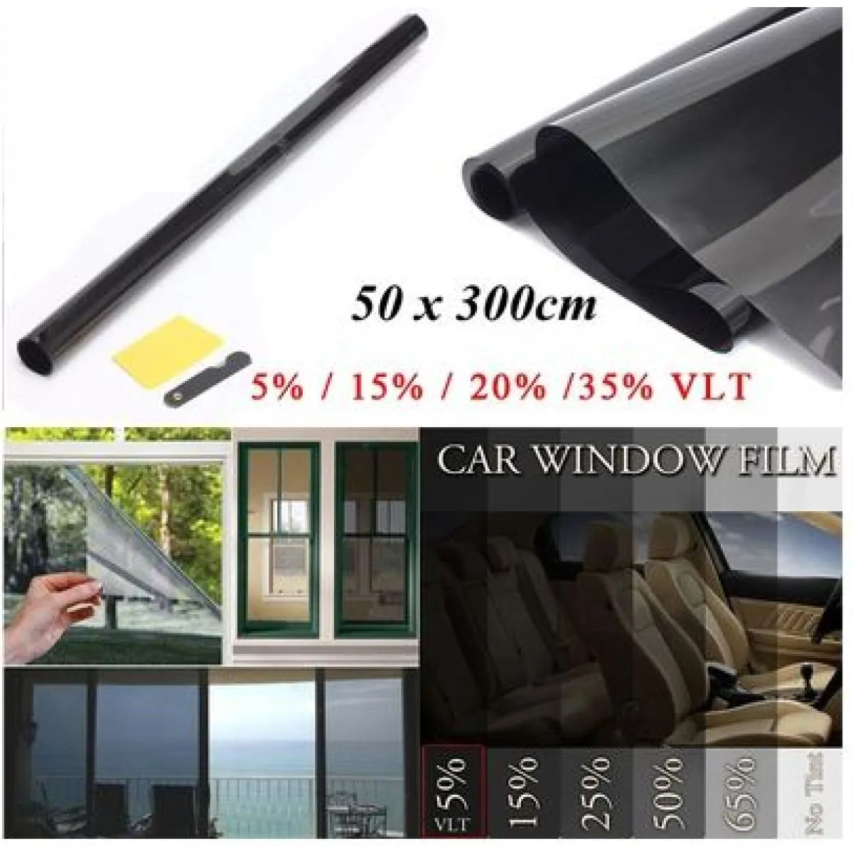 folija za zatamnjivanje stakala na automobilima 300x50cm - slika 6