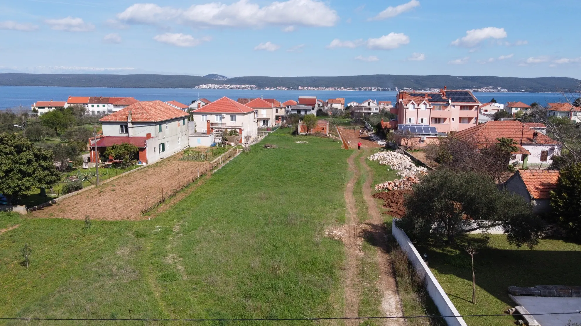 pašman : prekrasno građevinsko zemljište u centru, 1400 m2 - slika 3
