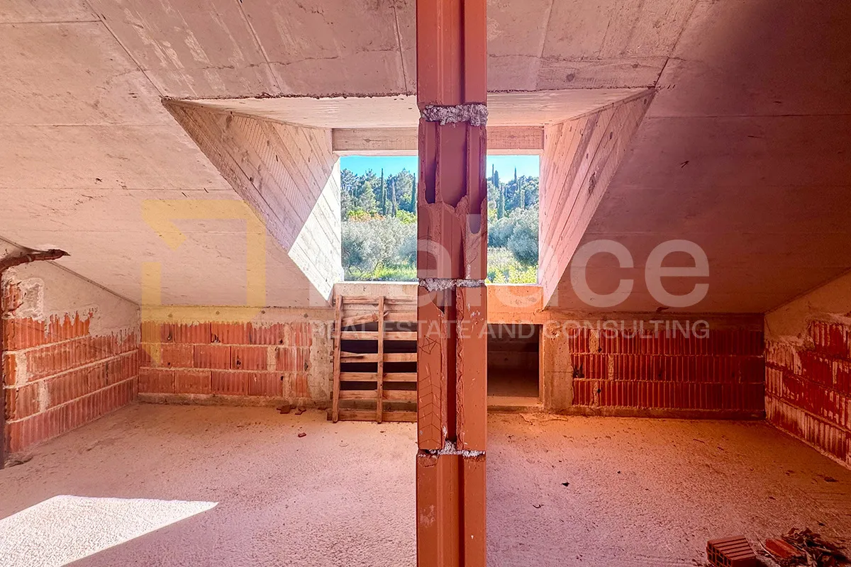 komaji, konavle, dvojna kuća u izgradnji - slika 13