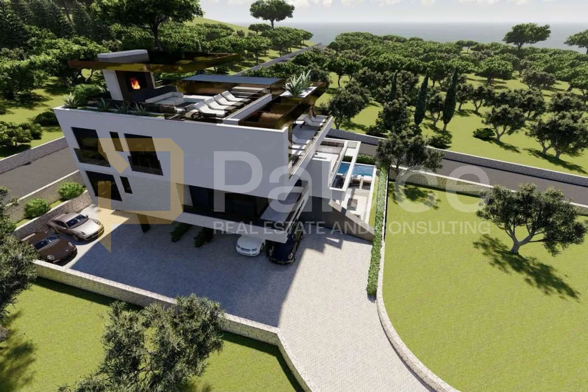 moderan stan u vili na krku - okućnica, bazen i konoba, 170,73 m² - slika 3