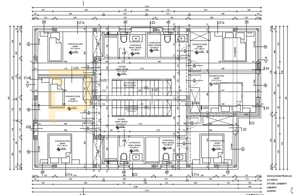 novogradnja duplex trosobni s dvorištem blizu mora, tisno 106 m2 - slika 11