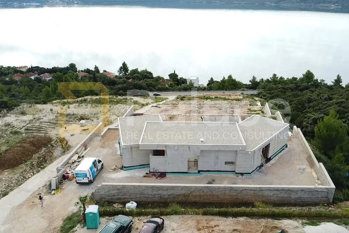 posedarje: kuća u izgradnji s panoramskim pogledom na more - slika 5