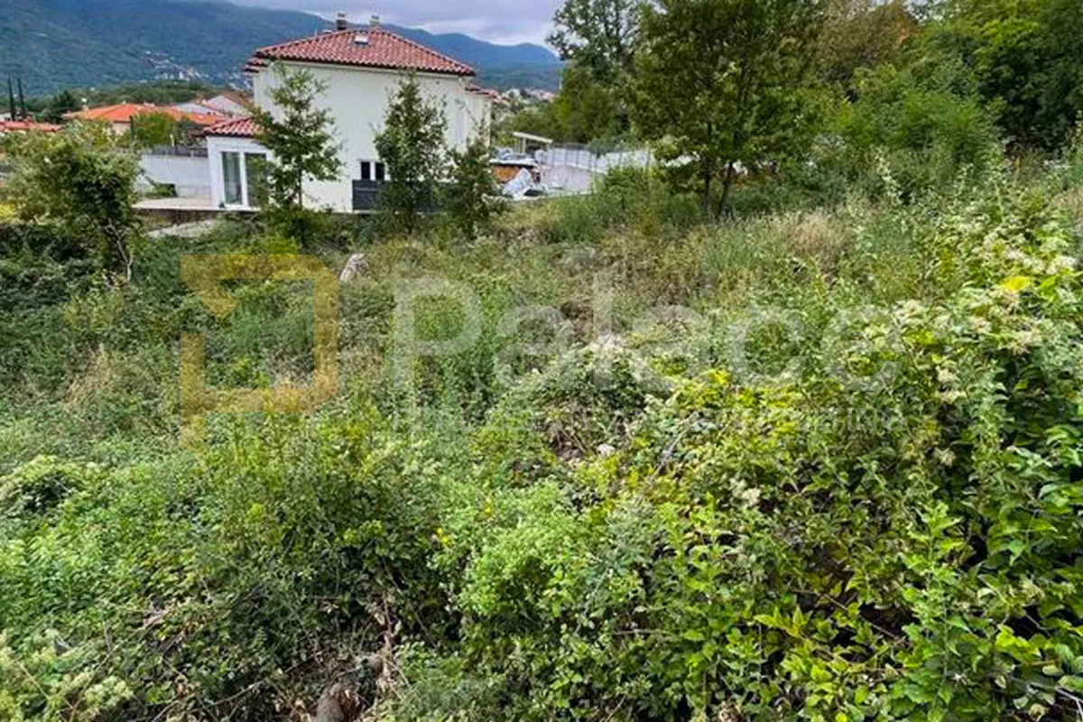 vrhunsko zemljište s građevinskom dozvolom i pogledom, kastav, 1000m2 - slika 5