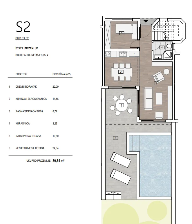 luksuzna dvoetažna villa s bazenom, primošten, 145 m2 - slika 5