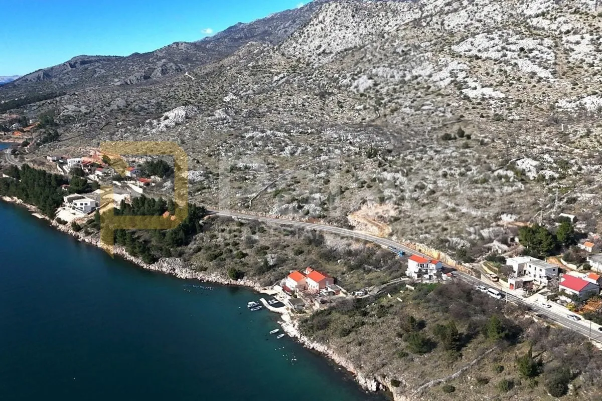 prilika!! građevinsko zemljište 100 m od mora s panoramskim pogledom - slika 2