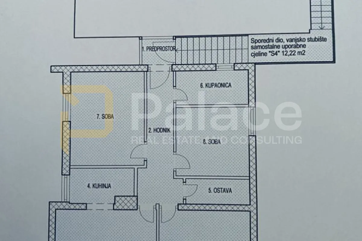 stan 85 m², loggia i vrt, samo 150 m od plaže – kaštel stari - slika 9