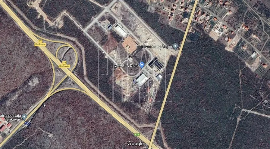 Građevinsko zemljište u industrijskoj zoni, Šopot, 15473 m2 - Šopot, Benkovac