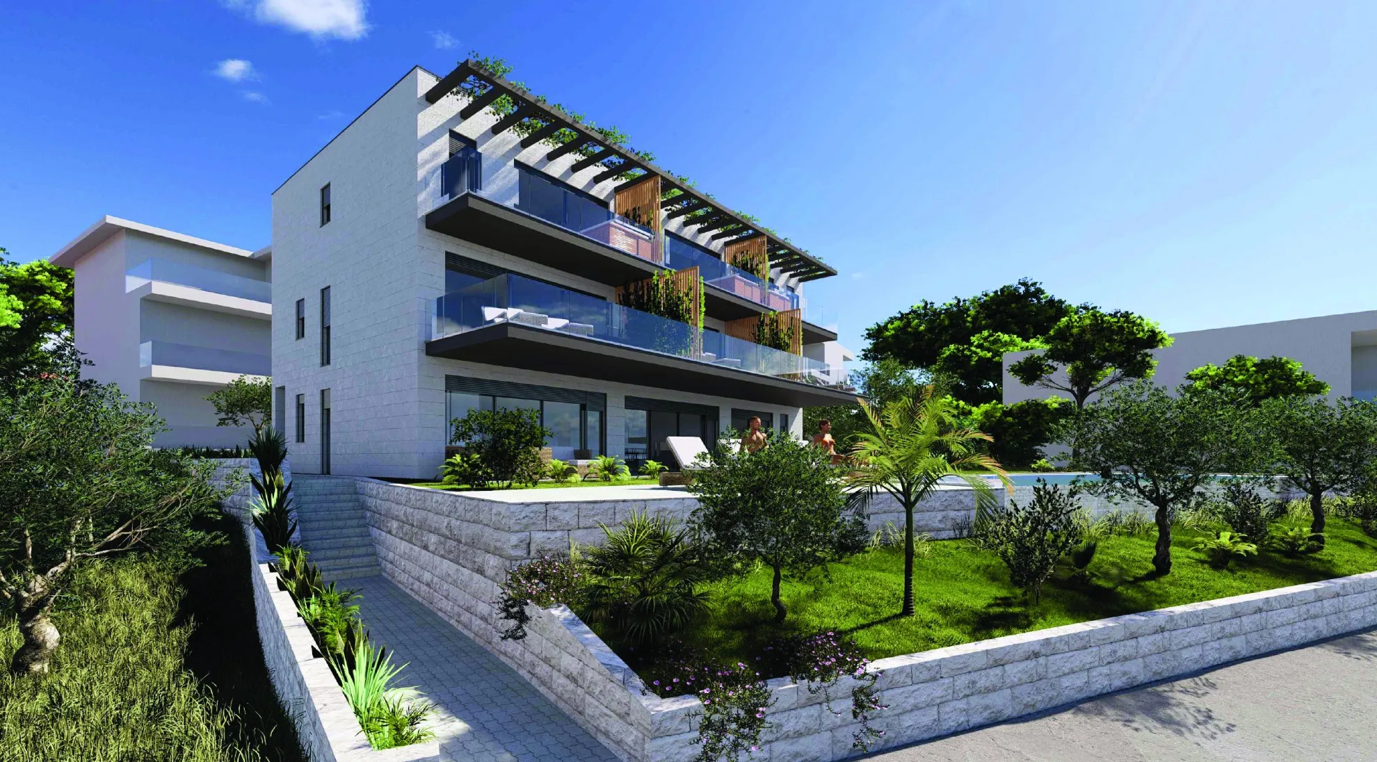 dvoetažni stan u luksuznoj urbanoj vili, prvi red do mora, 142,59 m² - slika 4