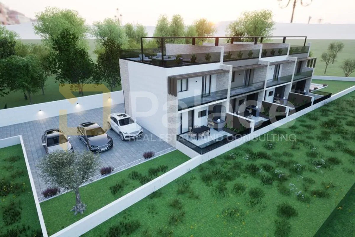 luksuzna kuća u nizu s bazenom i pogledom na more - vodice 150m2 - slika 3