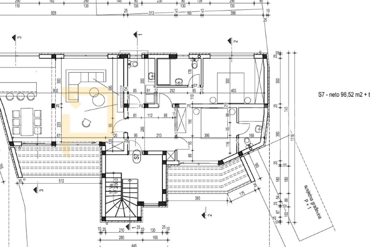 luksuzni penthaus u ližnjanu s terasom 20,31 m² i pogledom na more - slika 7