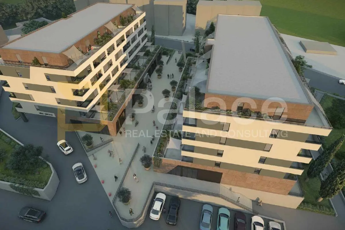 novogradnja s jednom spavaćom sobom i loggiom na srdočima, 46,63 m² - slika 3
