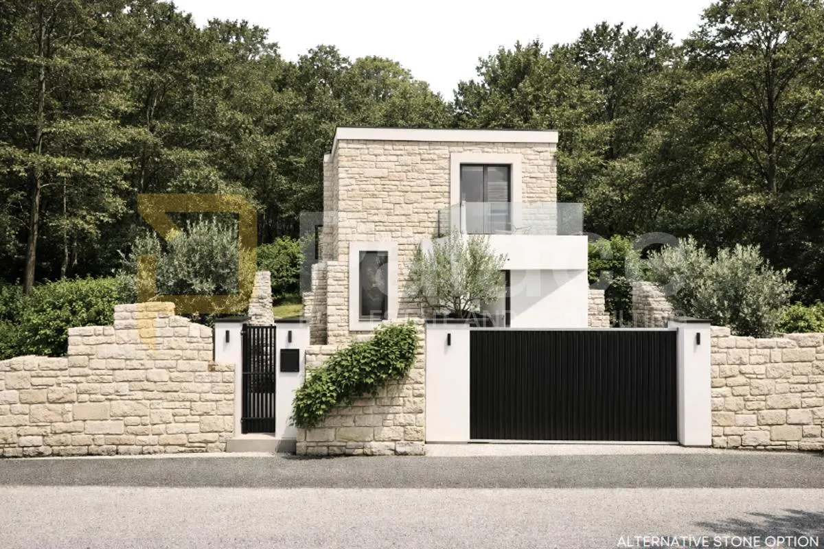 parcela na top lokaciji za gradnju 512 m², s projektom – istra, šumber - slika 16
