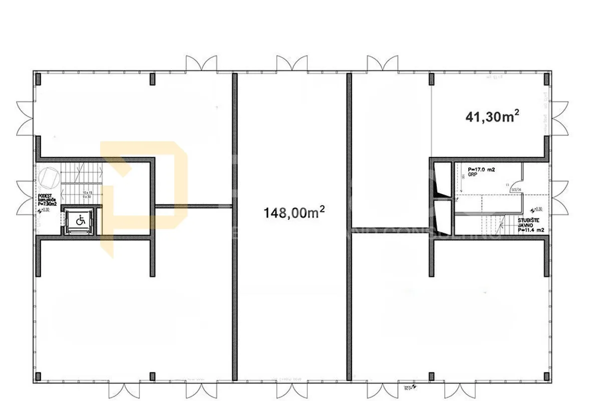 ekskluzivna lokacija – poslovni prostor 148 m², najam - slika 8