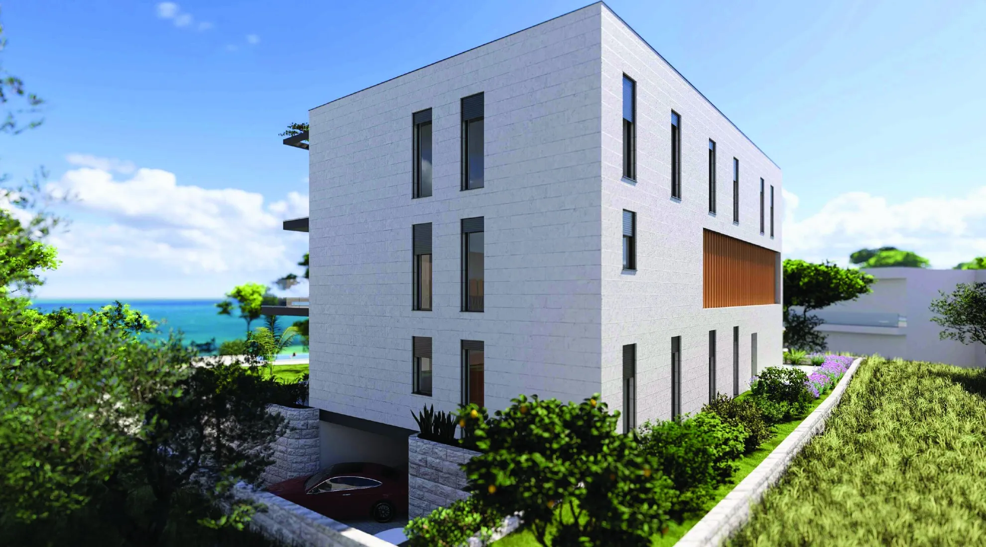 dvoetažni stan u luksuznoj urbanoj vili, prvi red do mora, 142,59 m² - slika 2