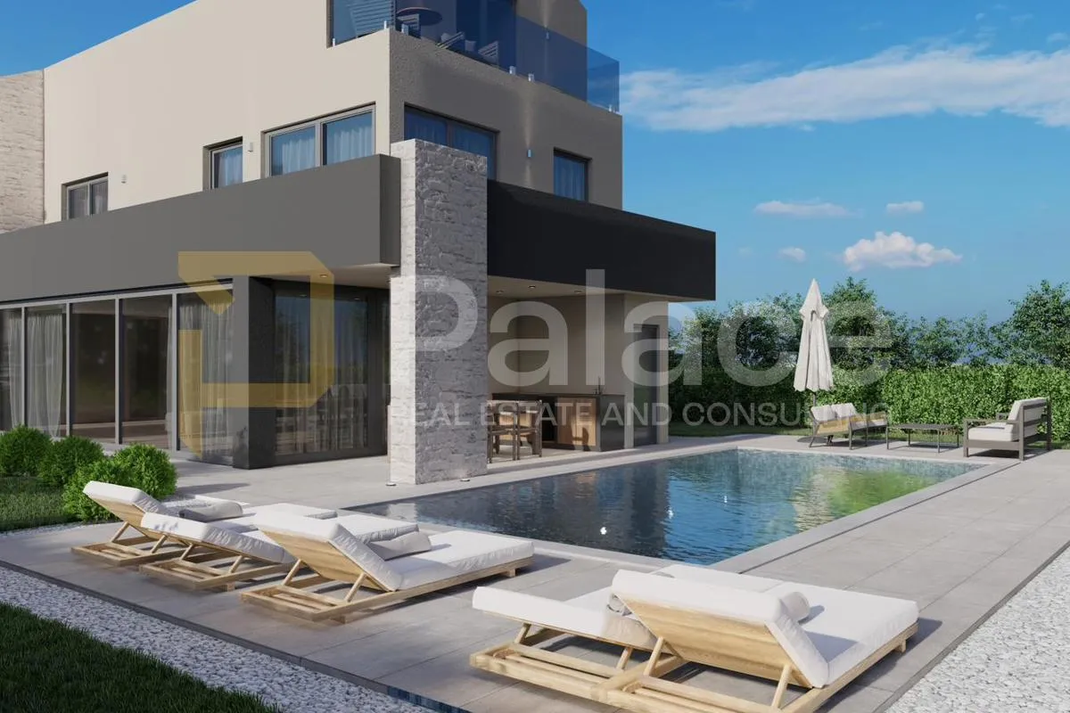 Moderna vila u Poreču s bazenom i otvorenim pogledom na more