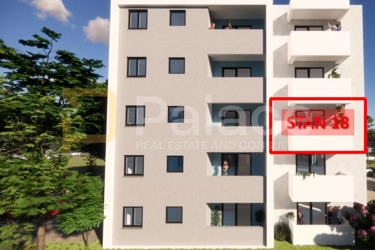 Atraktivan stan s balkonom i dvije sobe u novogradnji, Pula Monvidal