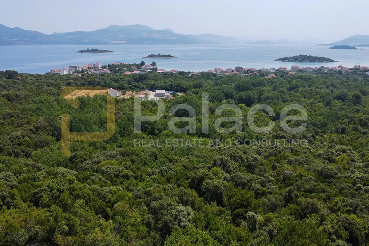 pelješac - građevinsko zemljište 927 m² s pogledom na more i most - slika 5