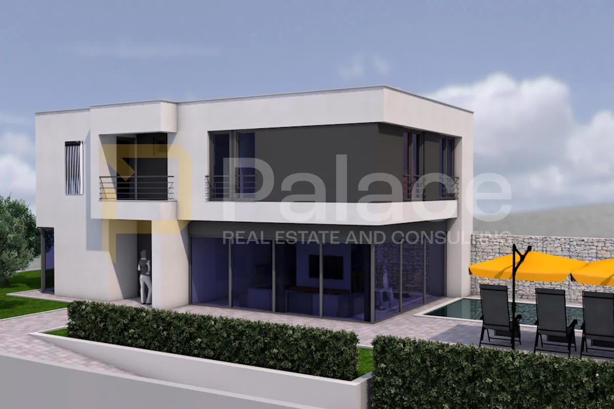građevinsko zemljište 931 m² – risika, otok krk – pogled na more - slika 4