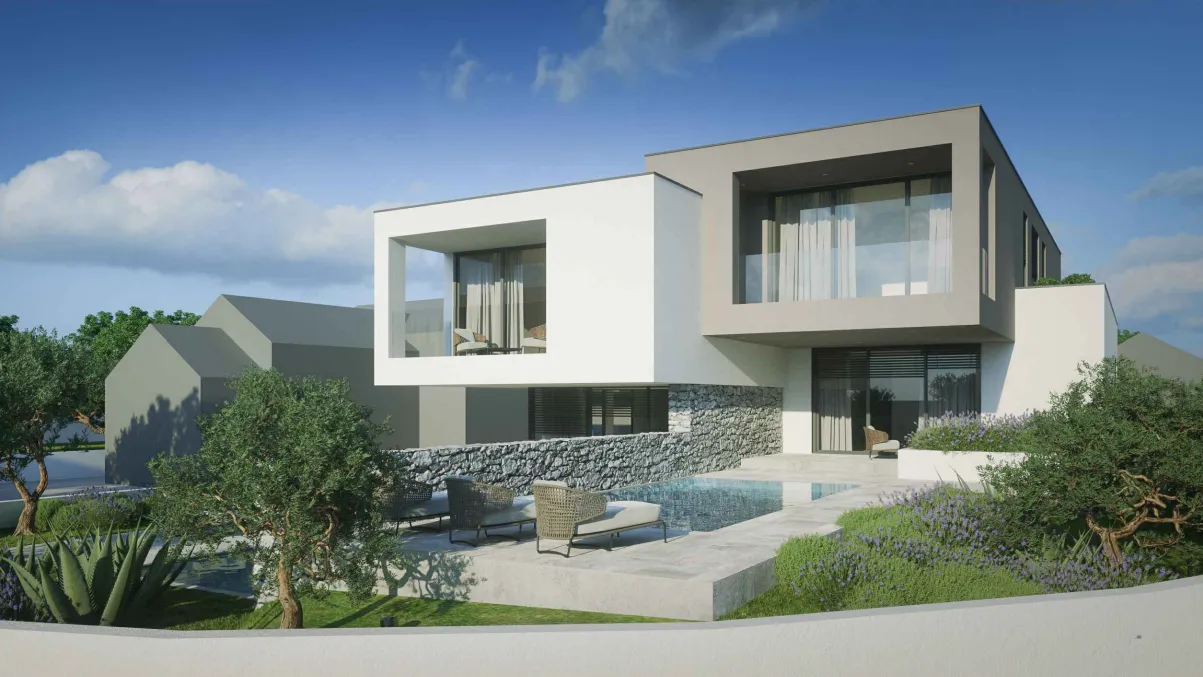 moderni dvoetažni stan s bazenom na vrhunskoj lokaciji, vodice, 230 m2 - slika 3