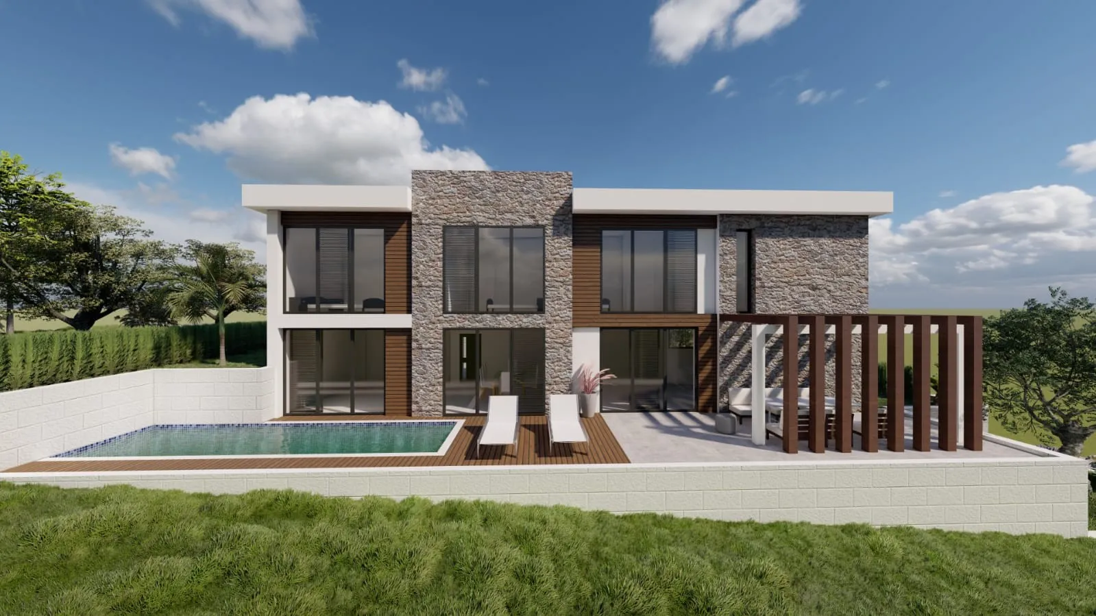 moderna vila s bazenom, čiovo 233 m² - slika 5