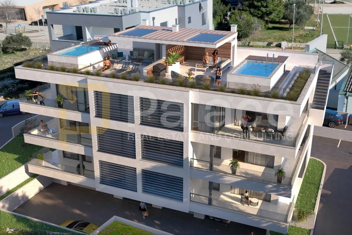 povljana : penthouse s bazenom i pogledom na more 165 m2 - slika 2
