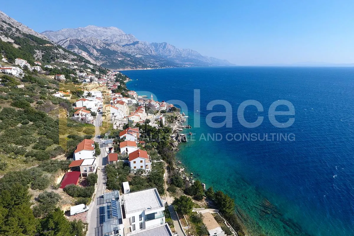 građevinsko zemljište 100m od mora s projektom i dozvolom - pisak omiš - slika 2