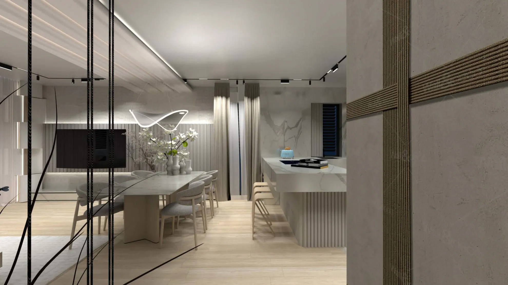 dvoetažni stan u luksuznoj urbanoj vili, prvi red do mora, 142,59 m² - slika 12