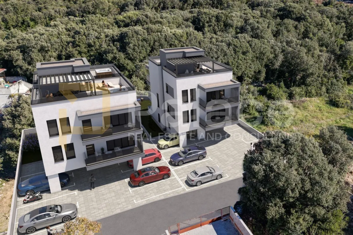 Petrčane: Penthouse s krovnom terasom i jaccuzijem, 73m2 - Petrčane, Zadar
