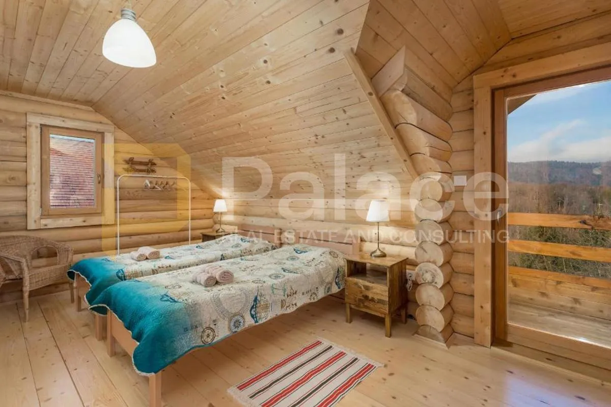 bajkovita drvena kuća s jacuzzijem i pogledom na planine, gorski kotar - slika 17