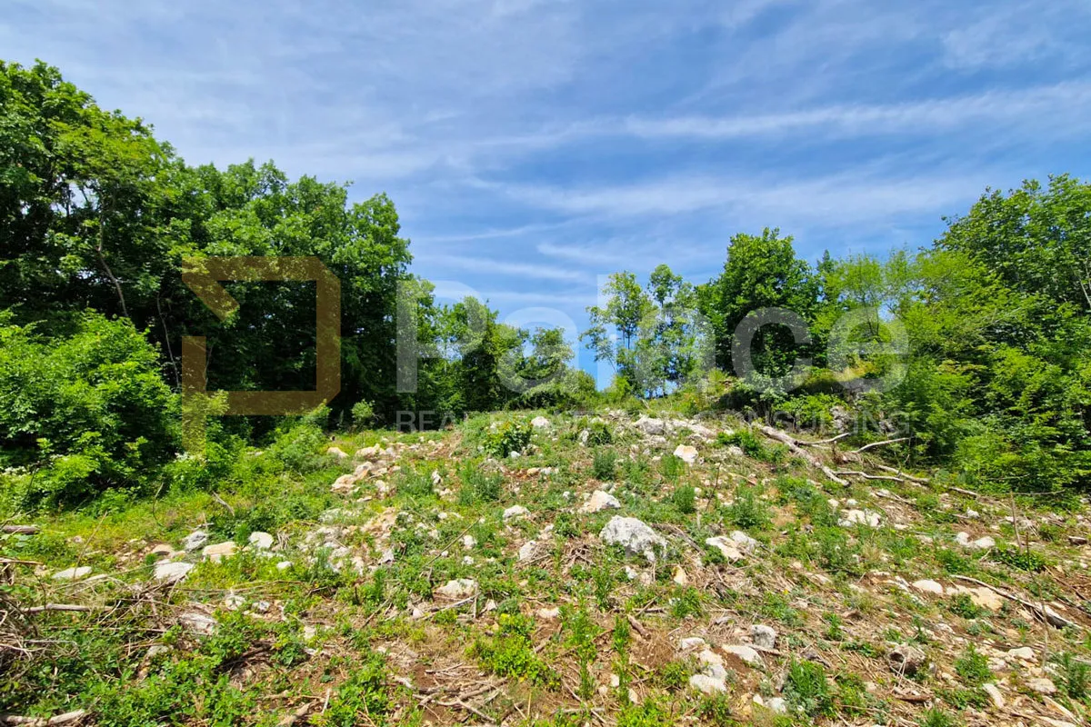 građevinsko zemljište s pogledom na more i projektom u bregima, 662m² - slika 5