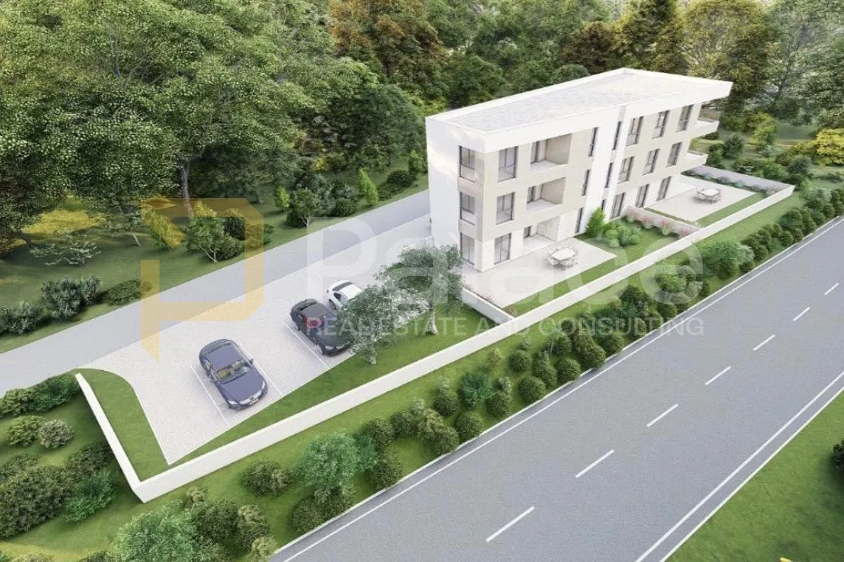 građevinsko zemljište s projektom - pogled na more - slika 3