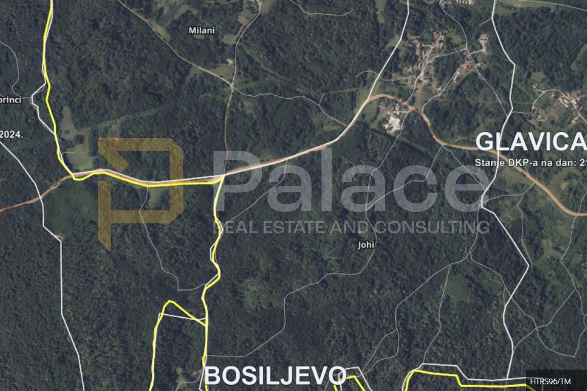Atraktivni teren za gradnju vikendice, Općina Bosiljevo, 1773m2 - Milani, Bosiljevo
