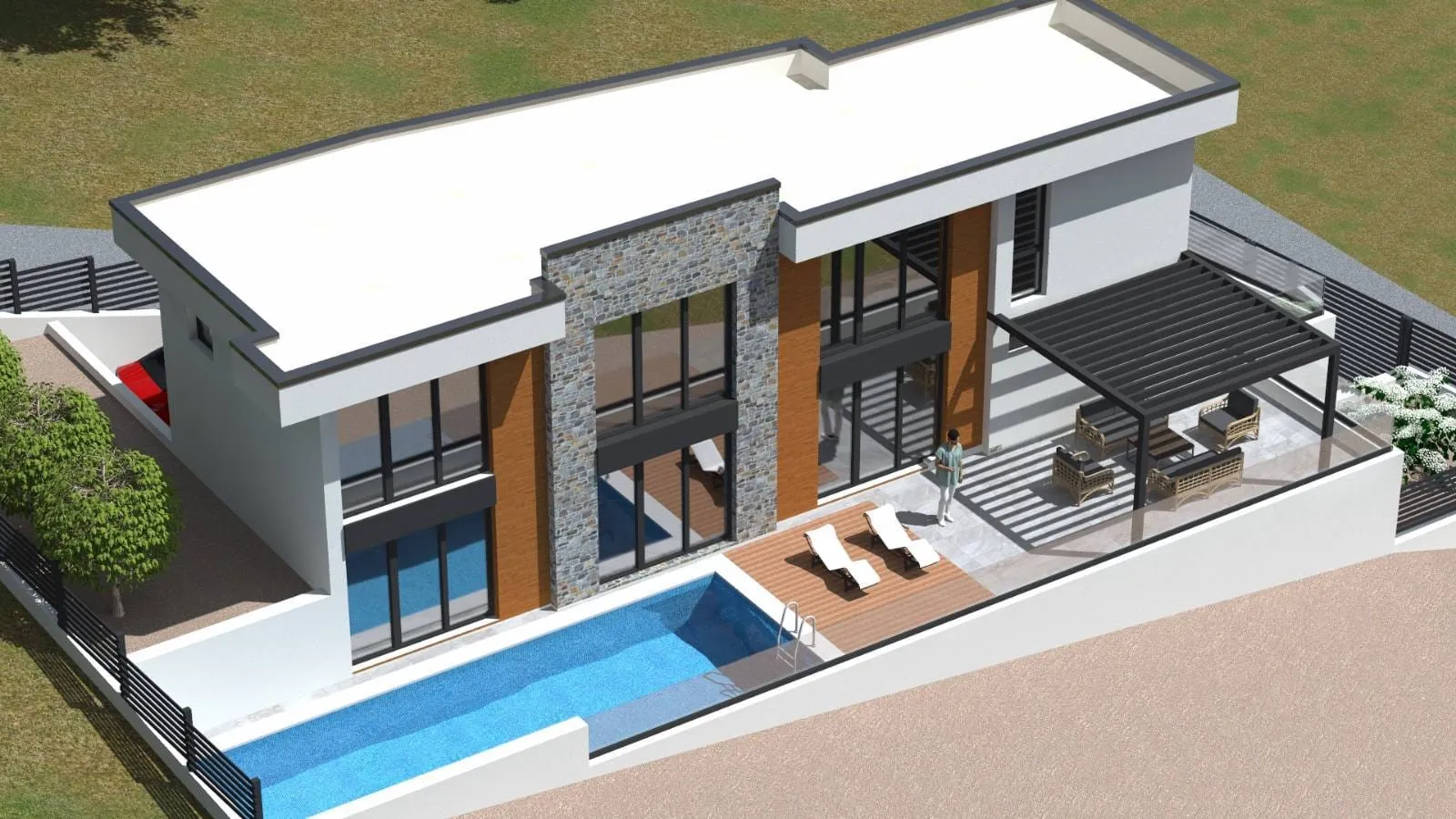 moderna vila s bazenom, čiovo 233 m² - slika 9