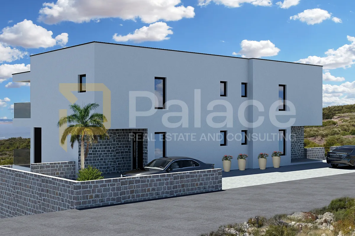vodice: dvojna kuća luksuznih značajki s pogledom na more 215m2 - slika 4