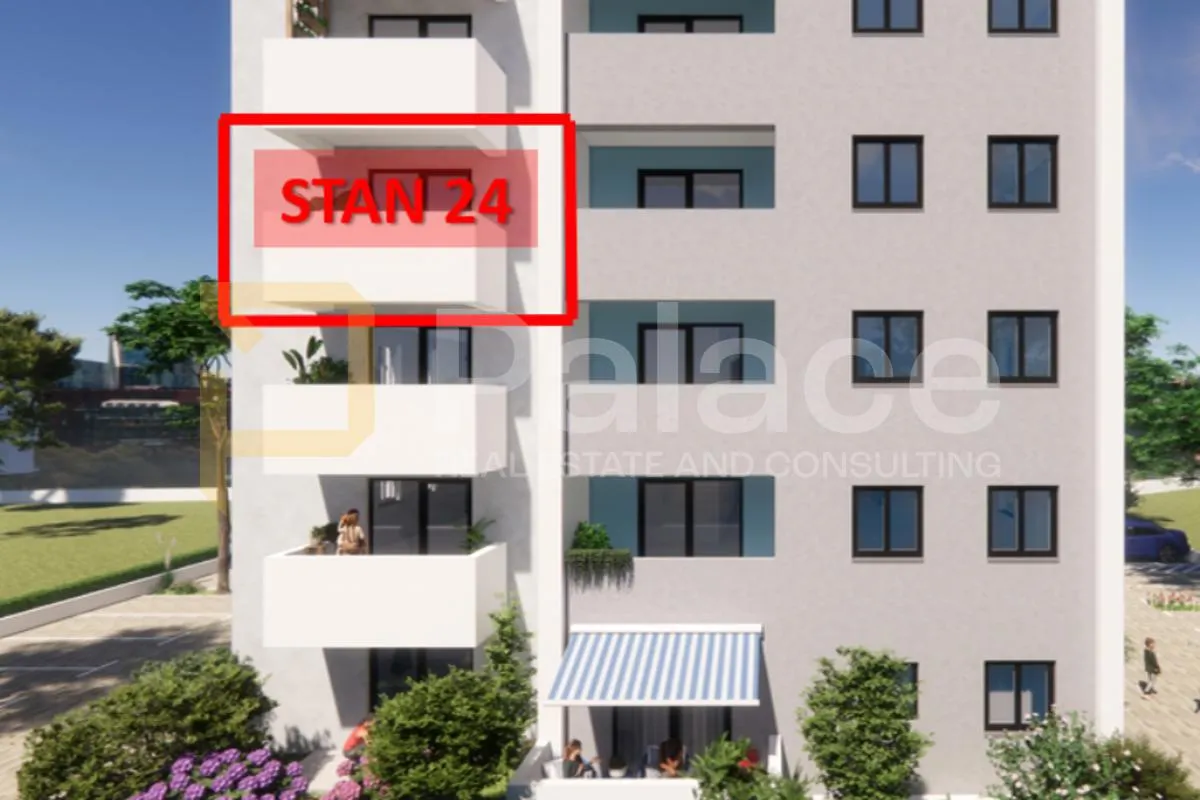 Suvremeni 2-sobni stan na 3. katu u Puli, Monvidal - SZ orijentacija - Pula