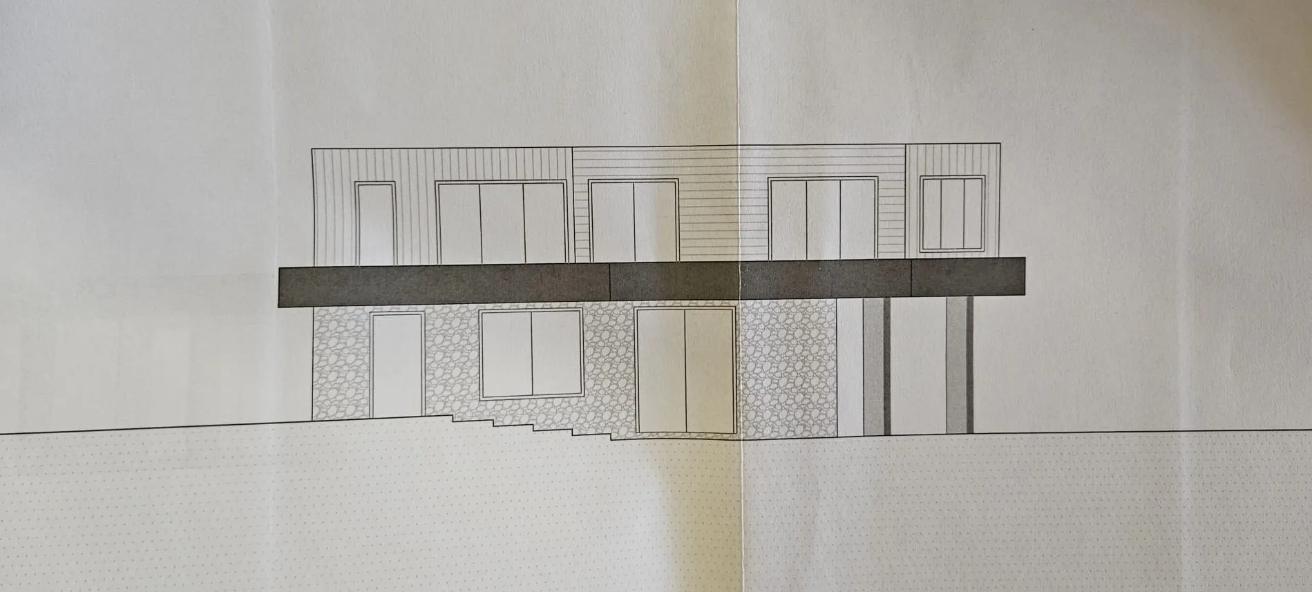 građevinski teren s projektom obiteljske kuće s bazenom, 541m2, raša - slika 7
