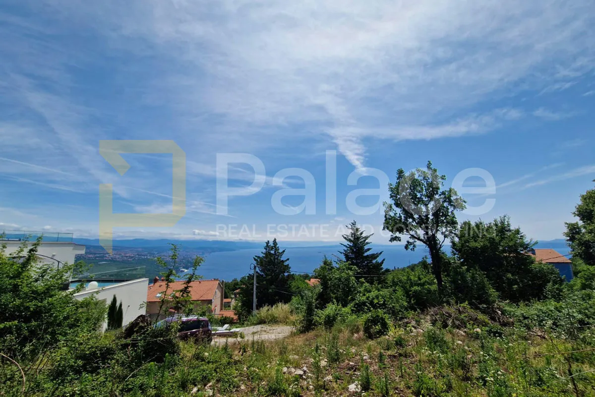 građevinsko zemljište s pogledom na more i projektom u bregima, 662m² - slika 2