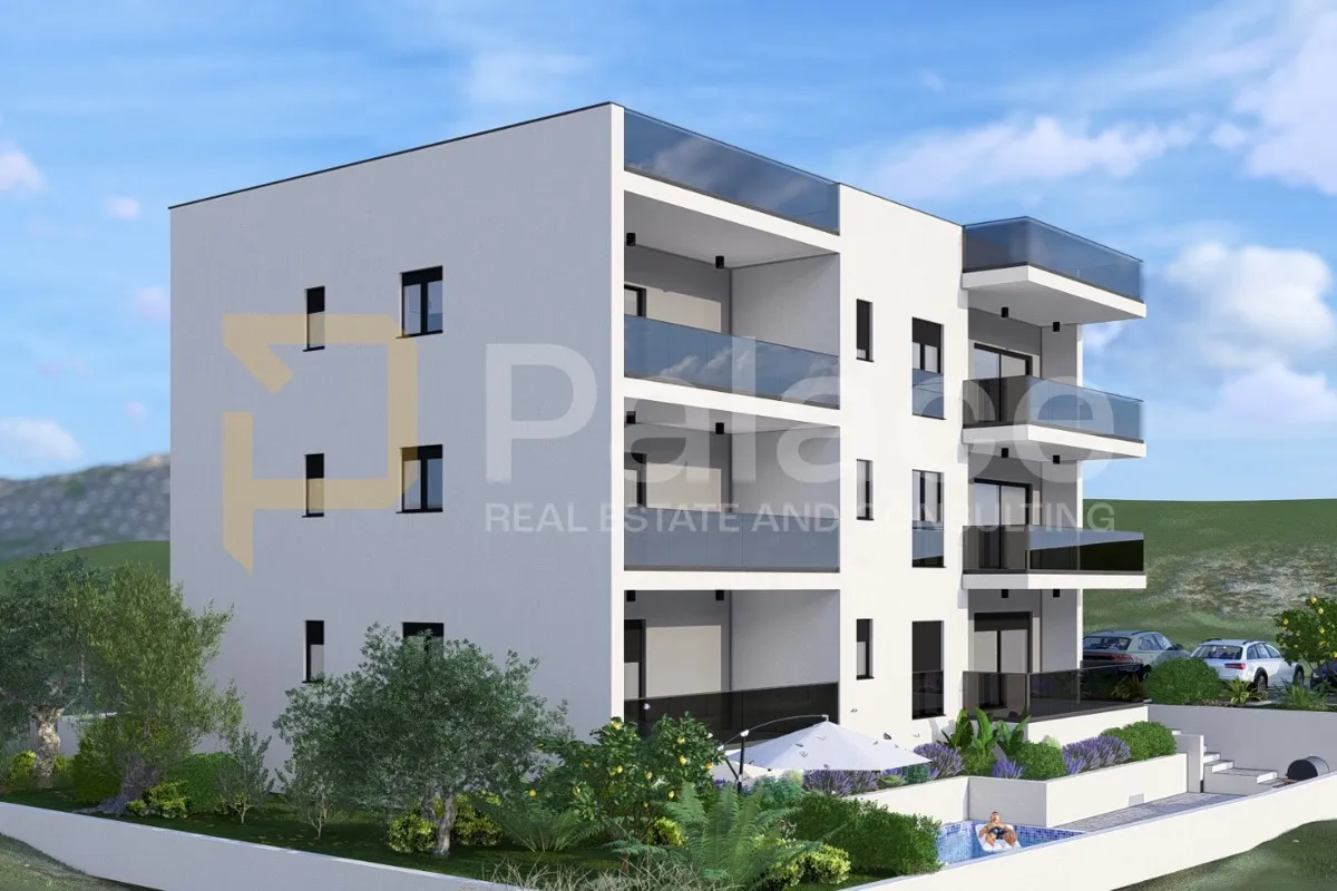 Luksuzan penthouse s krovnom terasom i pogledom na more - Okrug Gornji, Okrug