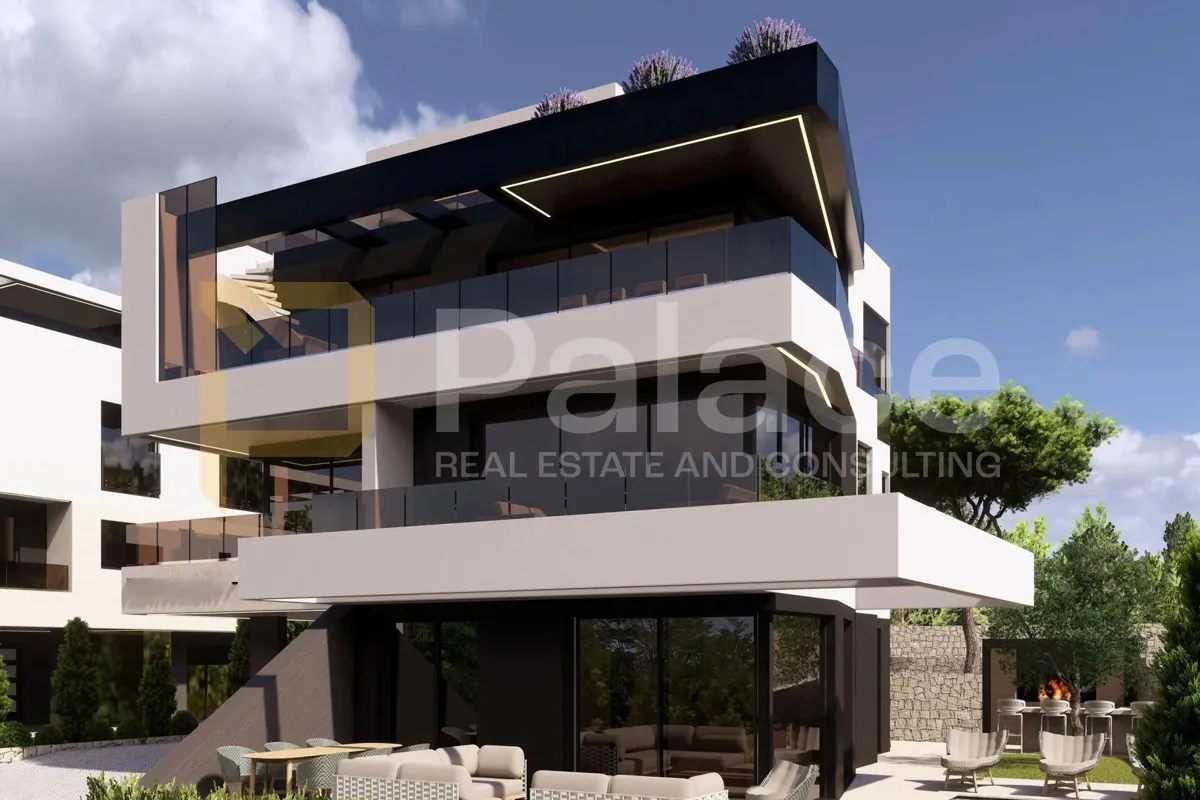 moderan stan u vili na krku - okućnica, bazen i konoba, 170,73 m² - slika 2