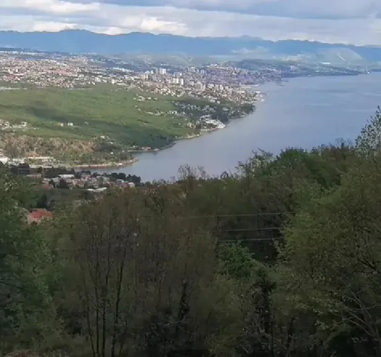 građevinsko zemljište bregi 5222m2, panoramski pogled na kvarner - slika 4