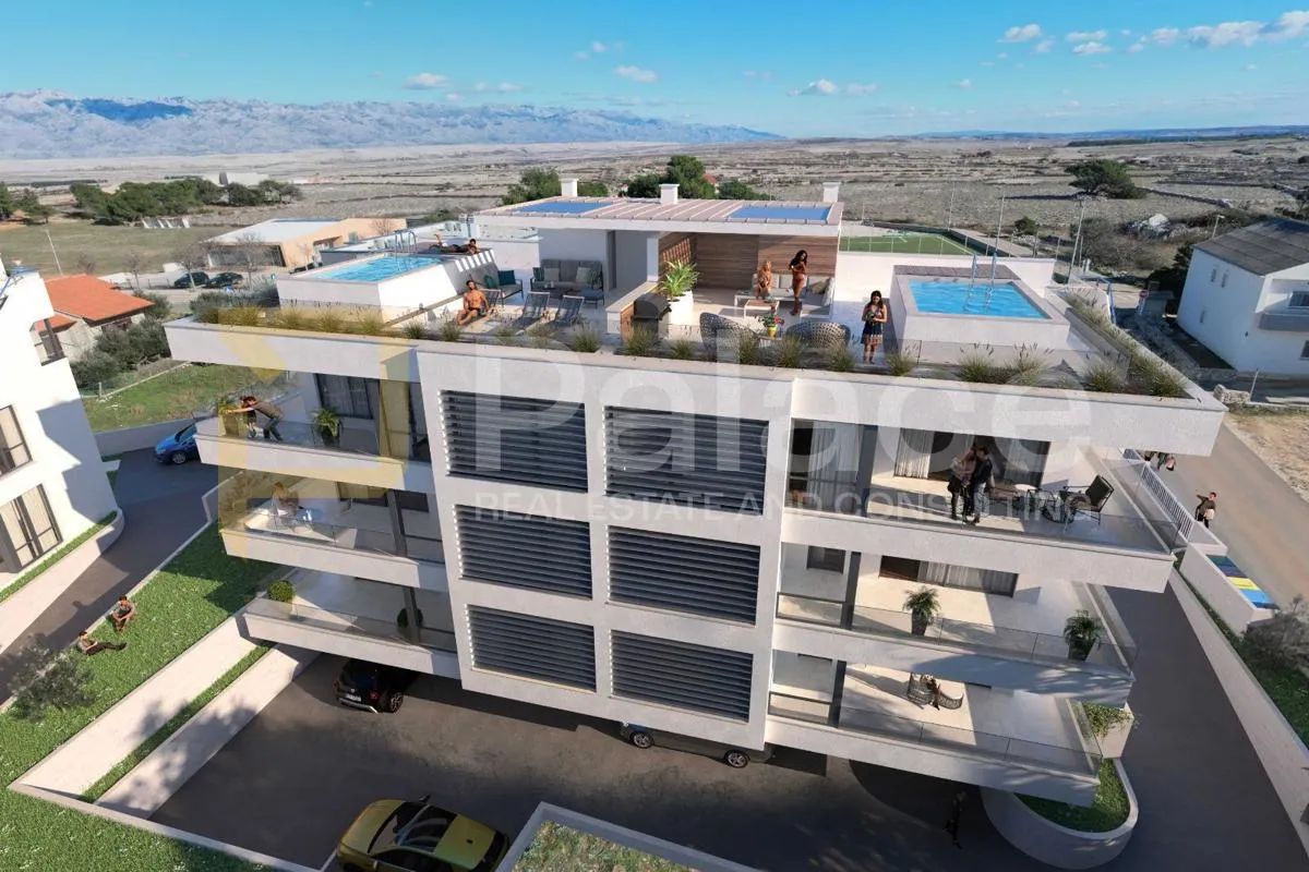 povljana : penthouse s bazenom i pogledom na more 165 m2 - slika 4