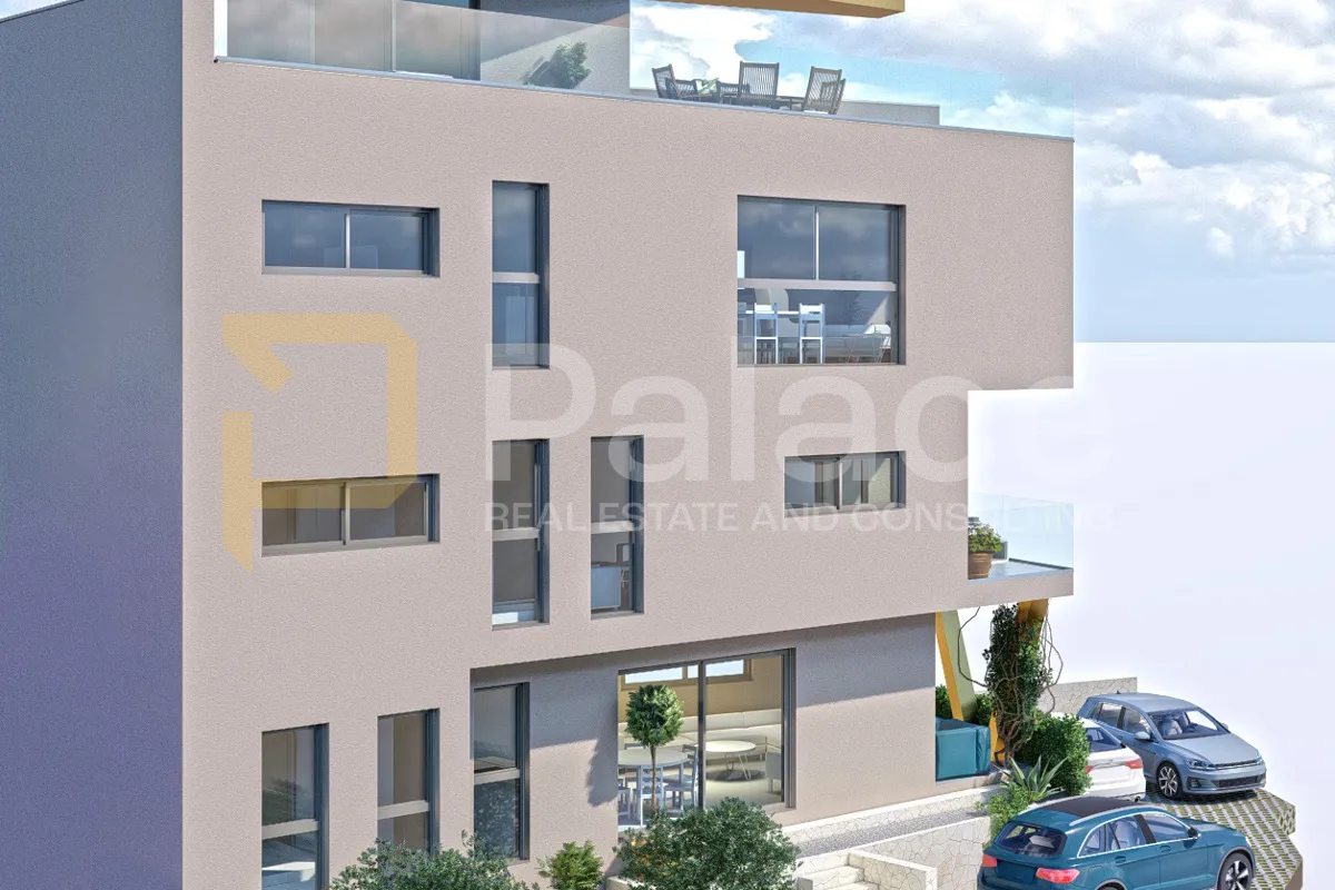 šibenik: "golden penthouse" u centru grada s pogledom na more - slika 12