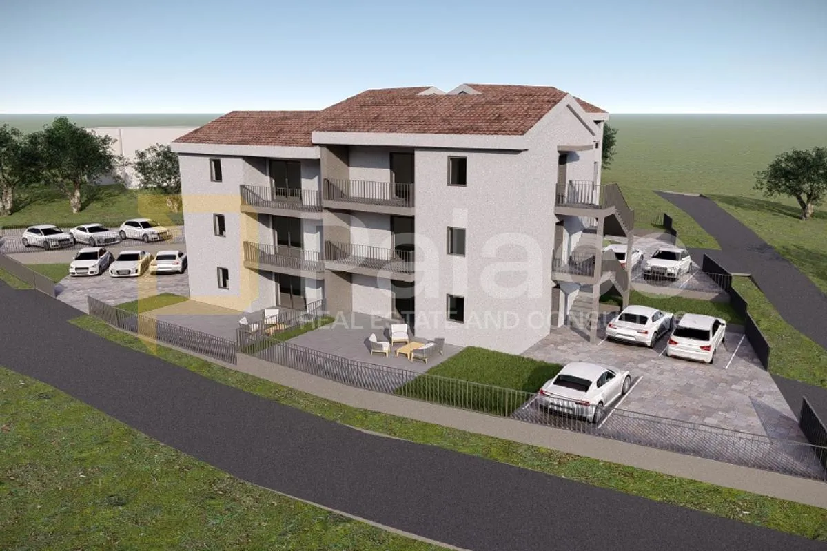 dvosoban stan u novogradnji s terasom i pogledom, čižići, 71m2 - slika 1
