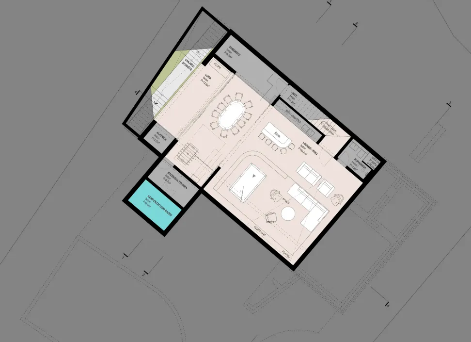 atraktivno zemljište s projektom i građevinskom dozvolom, dvornice - slika 11