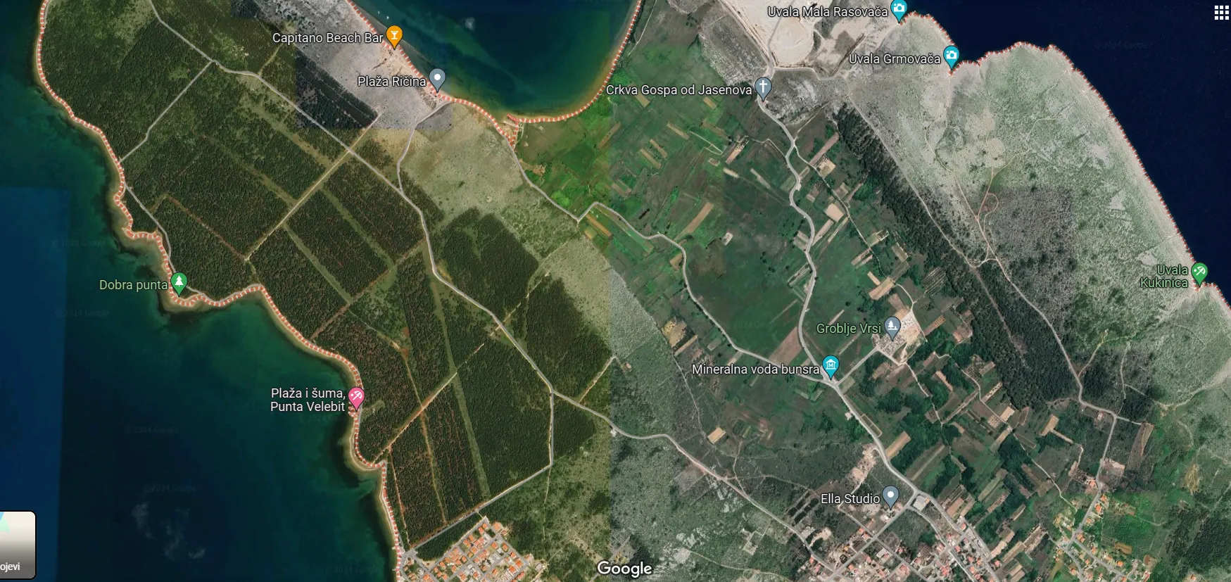 Poljoprivredno zemljište 2551m2 Vrsi